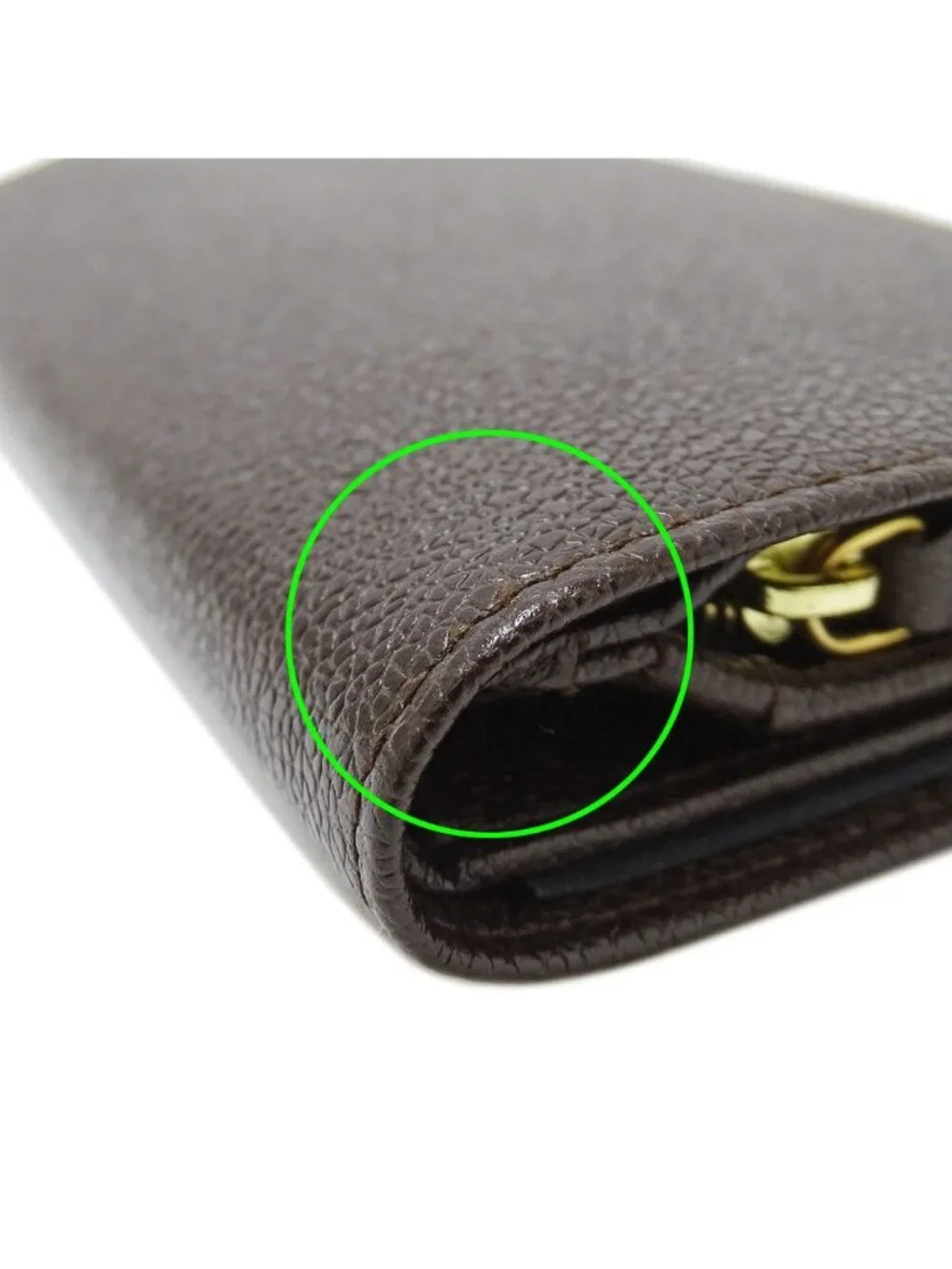 Bvlgari Wallet Leather Dark Brown Bifold